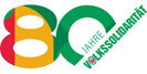 Logo Volkssolidaritaet 80 Jahre